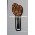 soft pvc 3D sandal shape book mark